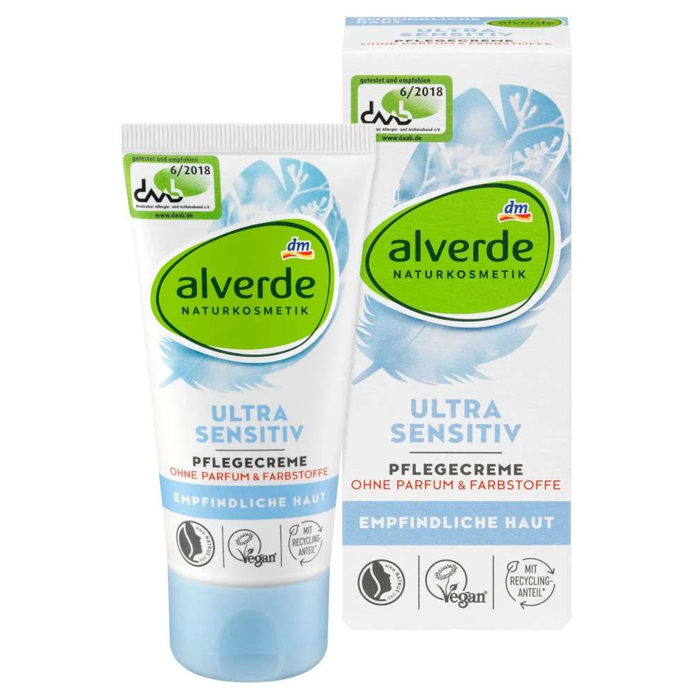 Alverde Ultra Sensitive Pflegecreme (50 ml)