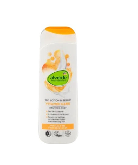 Alverde 2-in-1 Körperlotion & Serum (200 ml)